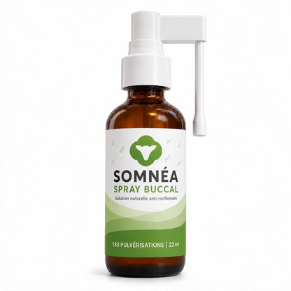 Flacon SOMNÉA spray buccal anti-ronflement, 180 pulvérisations, 22 ml